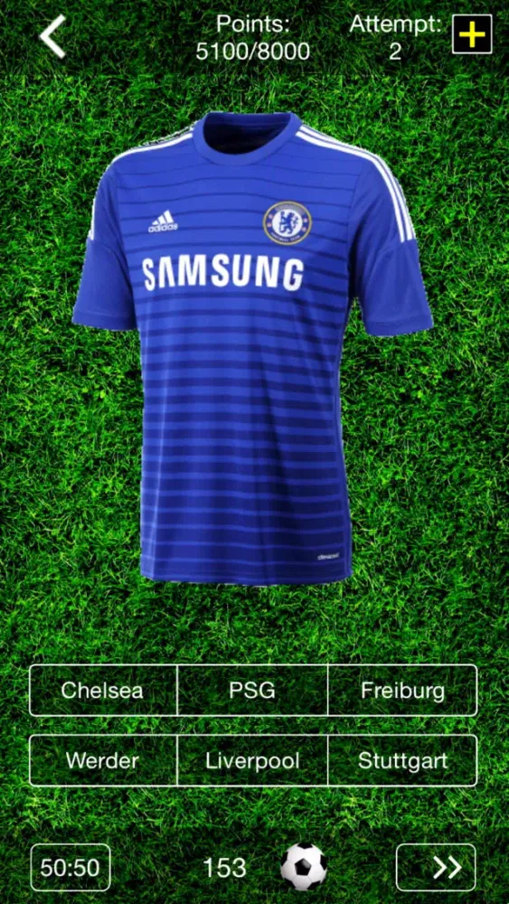 Capturas de tela do Football Quiz 2015 - Guess the Football Club Shirt!