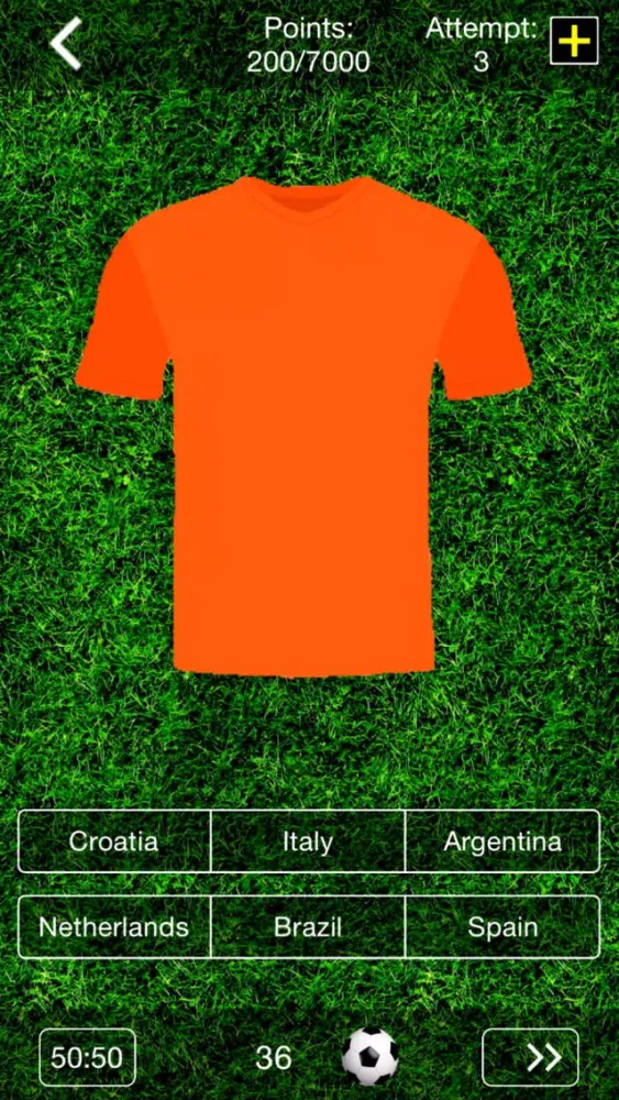 Football Team Quiz - Guess the national football team shirt ! Screenshots