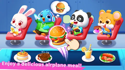 Tangkapan layar Baby Panda's Airport