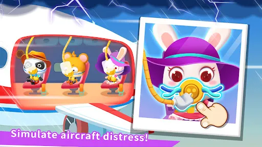 Tangkapan layar Baby Panda's Airport