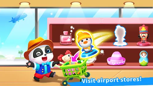 Tangkapan layar Baby Panda's Airport