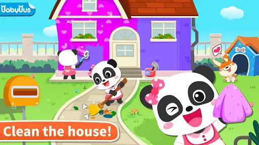 Baby Panda' s House Cleaning スクリーンショット