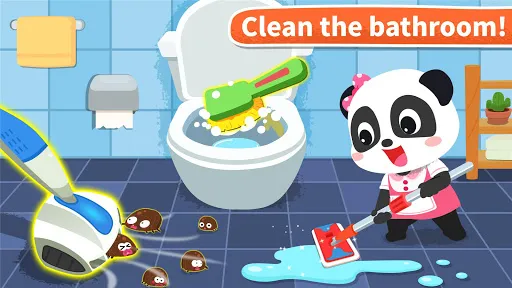 Baby Panda' s House Cleaning スクリーンショット