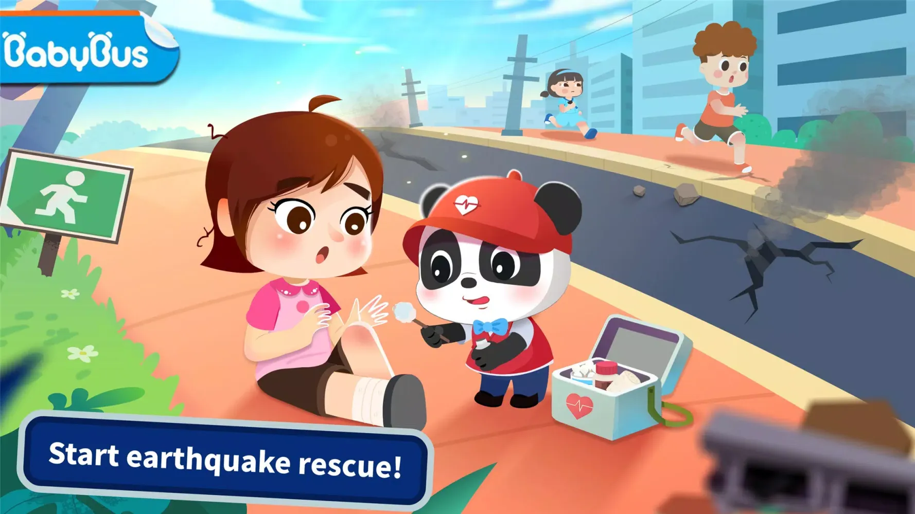 Screenshot di Baby Panda Earthquake Safety 4