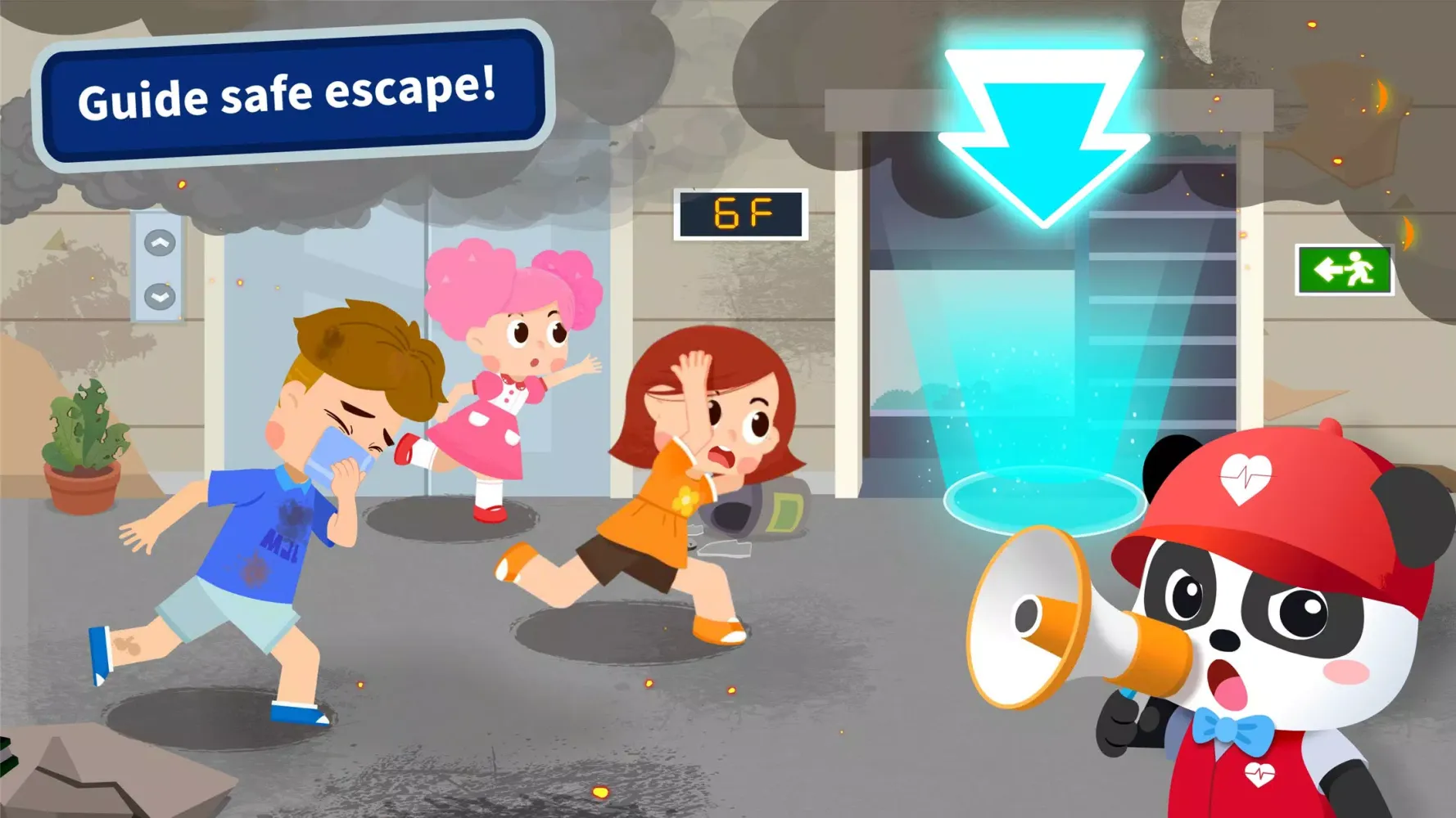 Screenshot di Baby Panda Earthquake Safety 4
