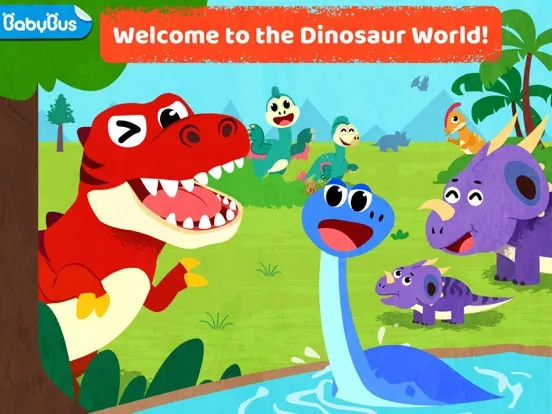 Capturas de tela do Baby Panda Dinosaur World Game iPad 