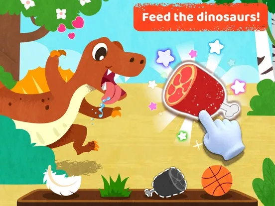 Capturas de tela do Baby Panda Dinosaur World Game iPad 