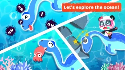 Capturas de tela do Baby Panda Dinosaur World Game