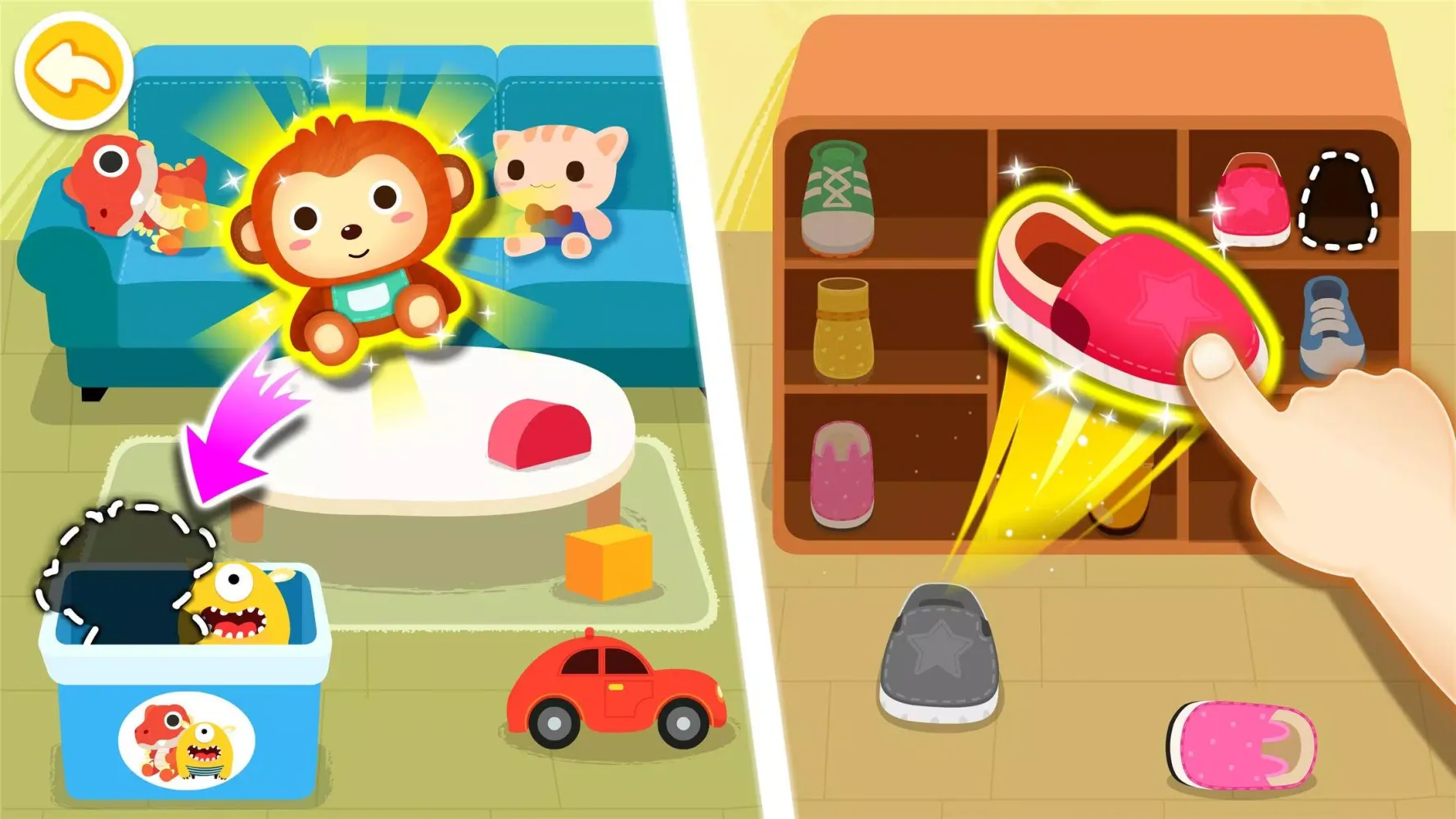 Baby Panda's Life: Cleanup سکرین شاٹس