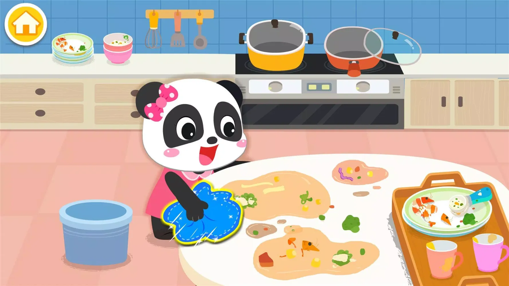 Baby Panda's Life: Cleanup سکرین شاٹس