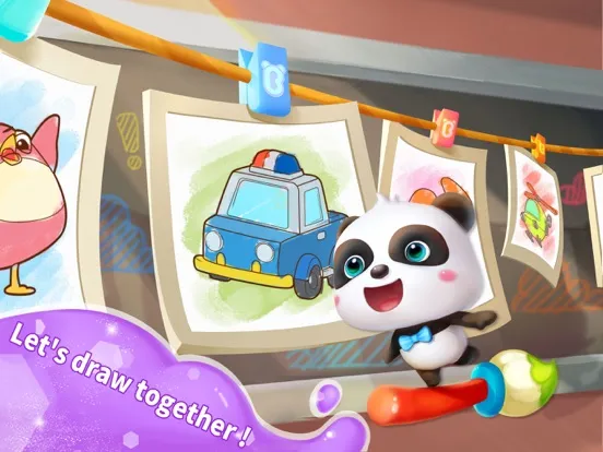 Zrzuty ekranu Super Panda Drawing Board iPad 
