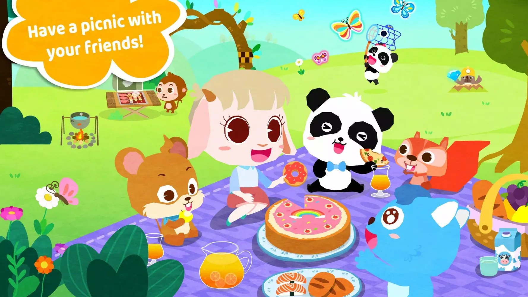 Little Panda’s Camping Trip स्क्रीनशॉट