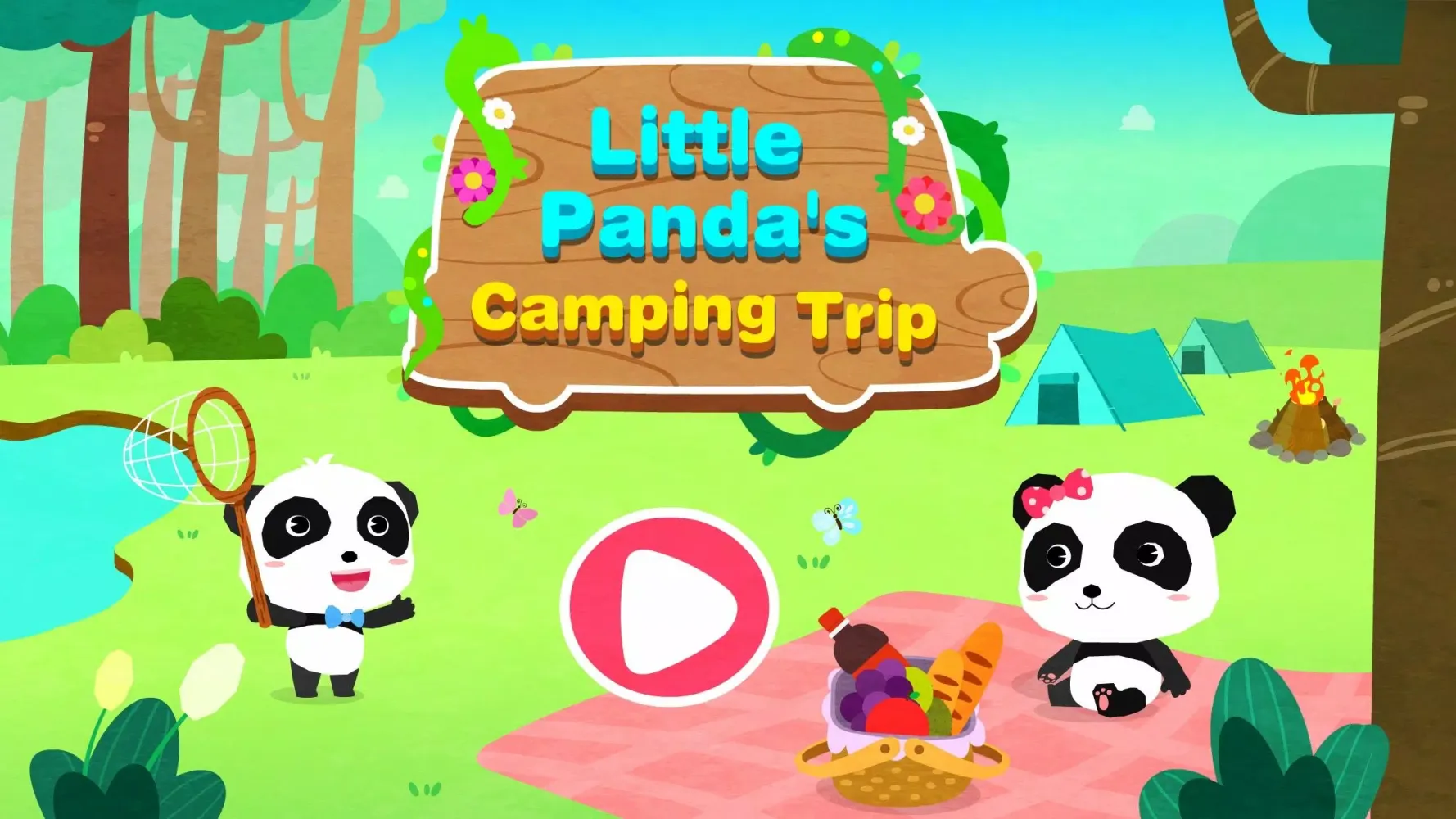 Little Panda’s Camping Trip स्क्रीनशॉट
