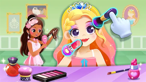 Tangkapan skrin Little Panda: Princess Makeup