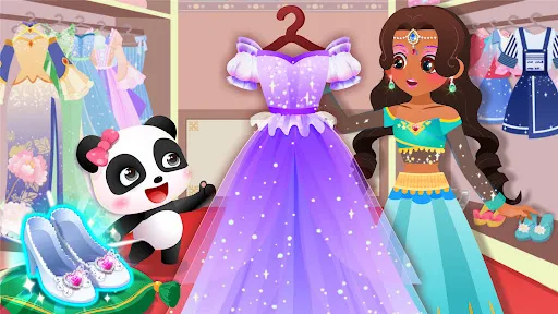 Tangkapan skrin Little Panda: Princess Makeup