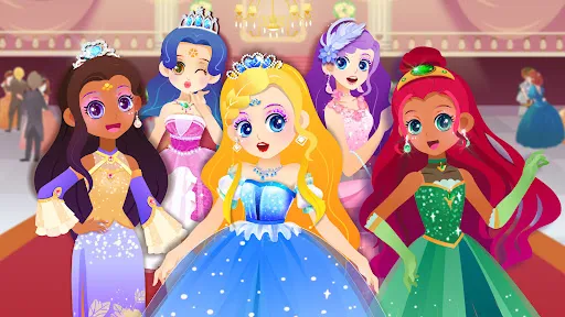 Tangkapan skrin Little Panda: Princess Makeup