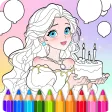 Princess Game Fantasy Coloring