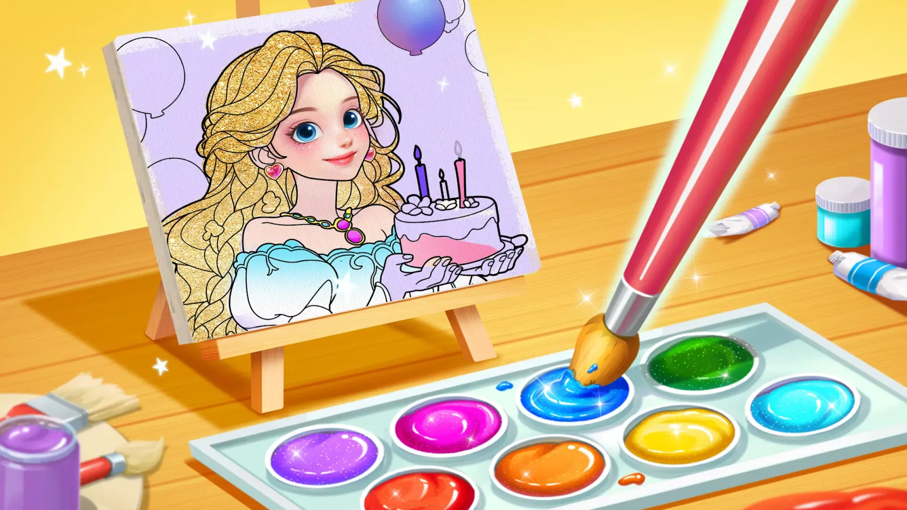Princess Game Fantasy Coloring Screenshots
