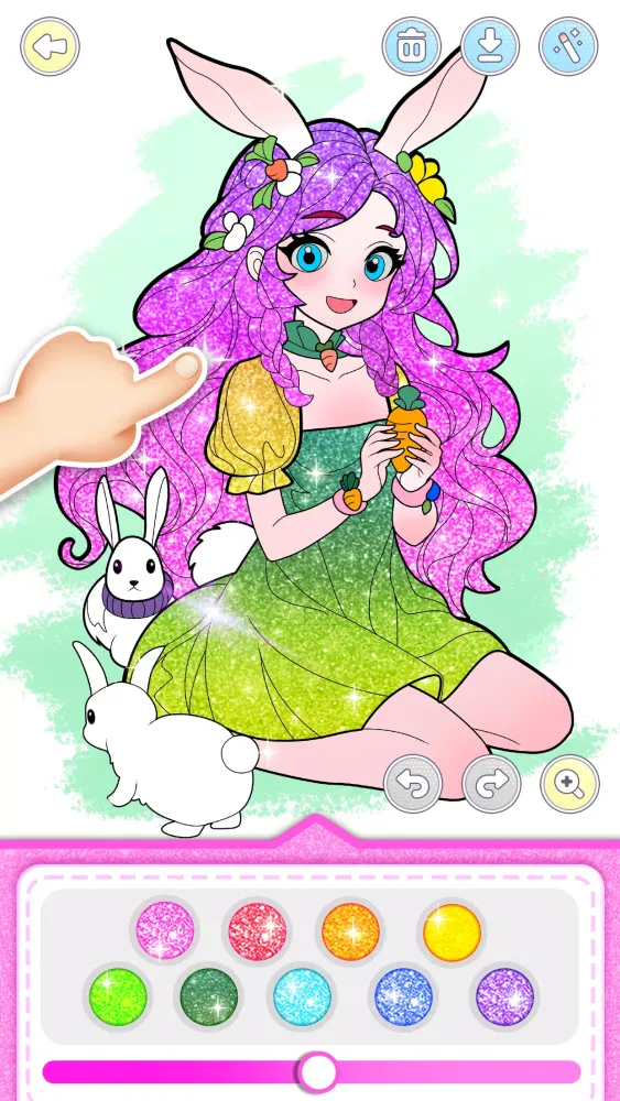 Princess Game Fantasy Coloring Screenshots