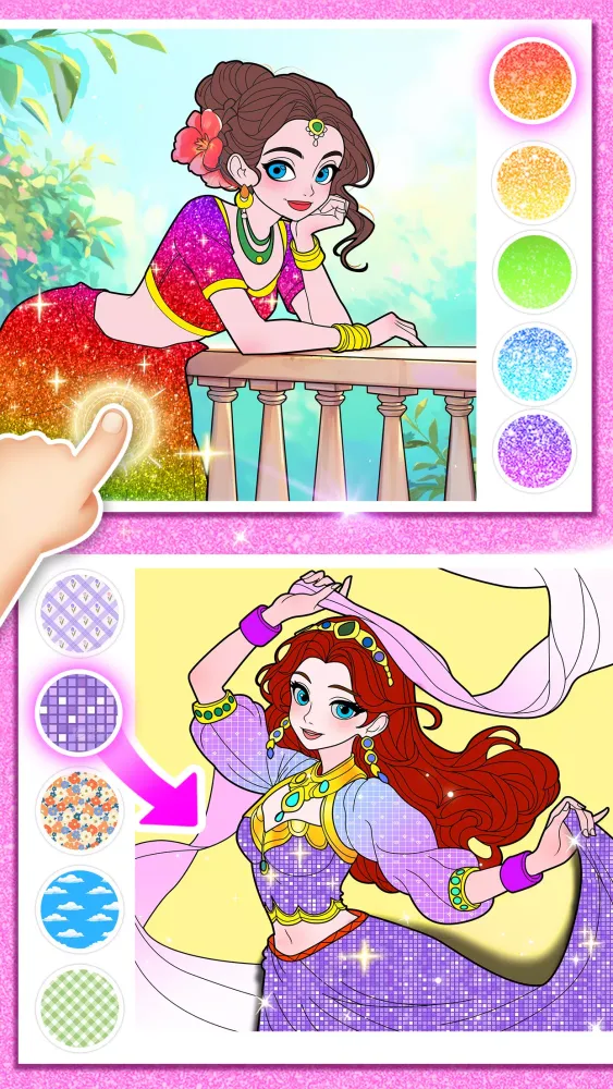Princess Game Fantasy Coloring Screenshots