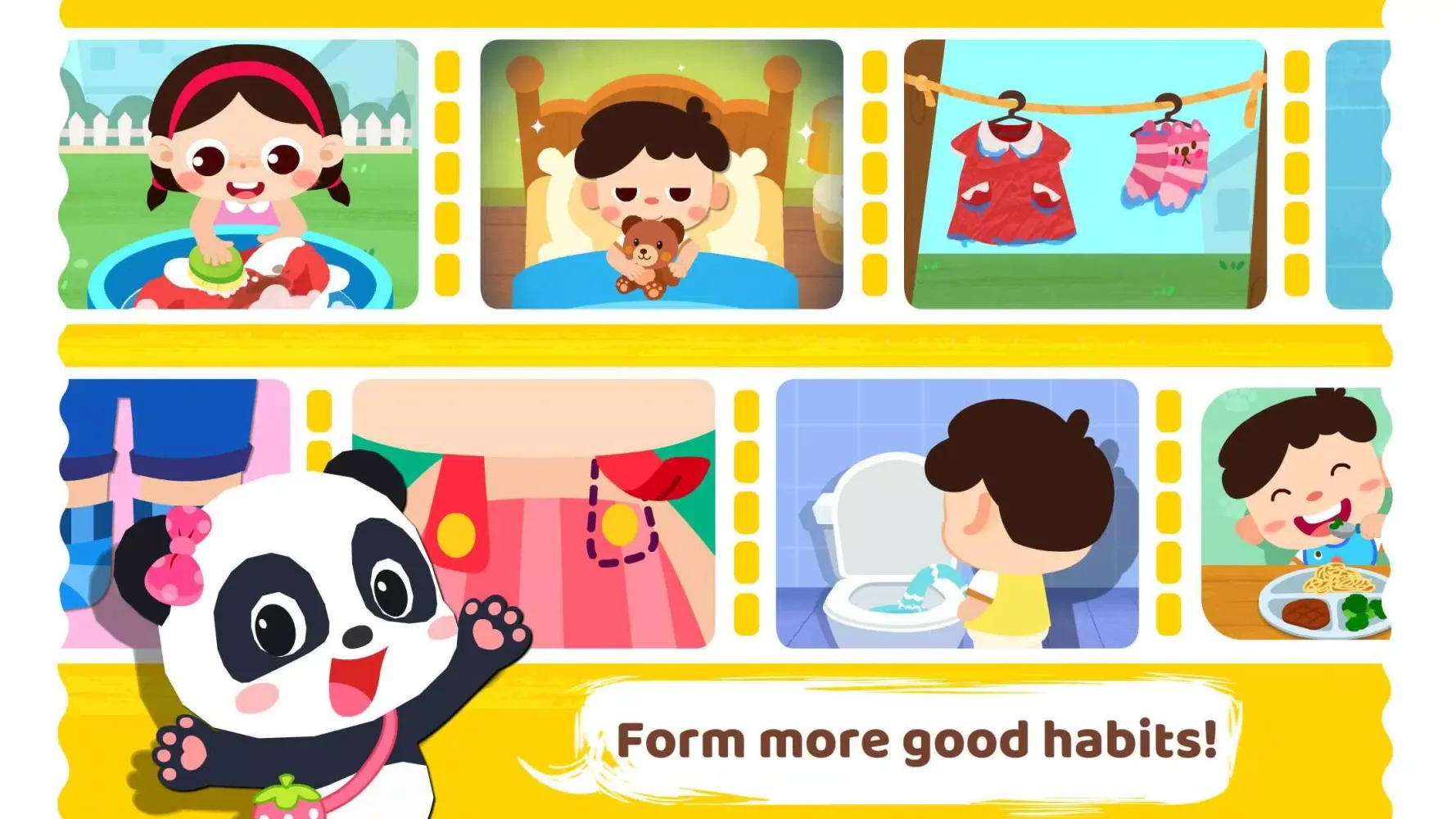 Baby Panda's Daily Habits Screenshots