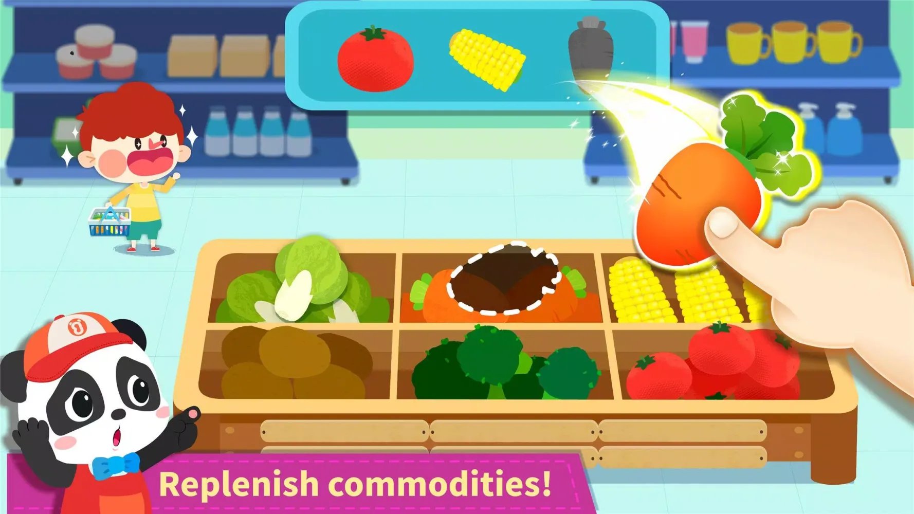 Baby Panda's Town: Supermarket Screenshots