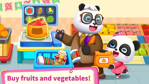 Baby Panda's Supermarket Ekran Görüntüleri