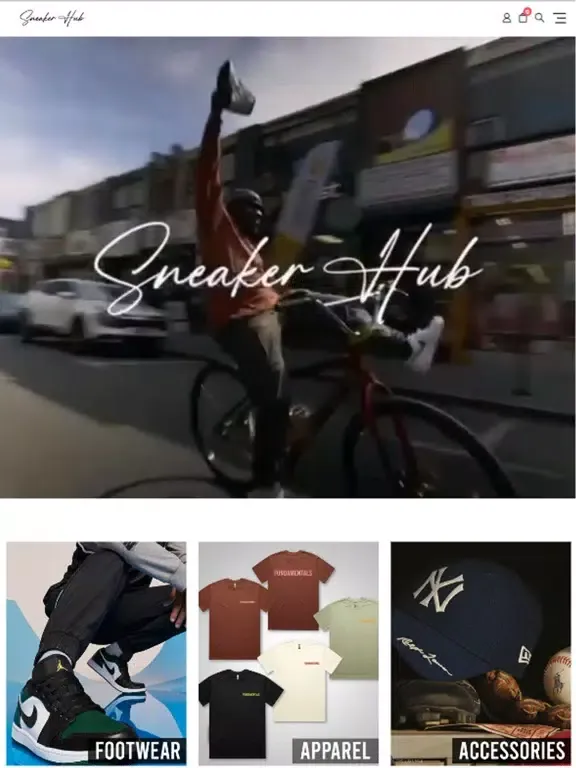 Sneaker Hub Online iPad  Screenshots