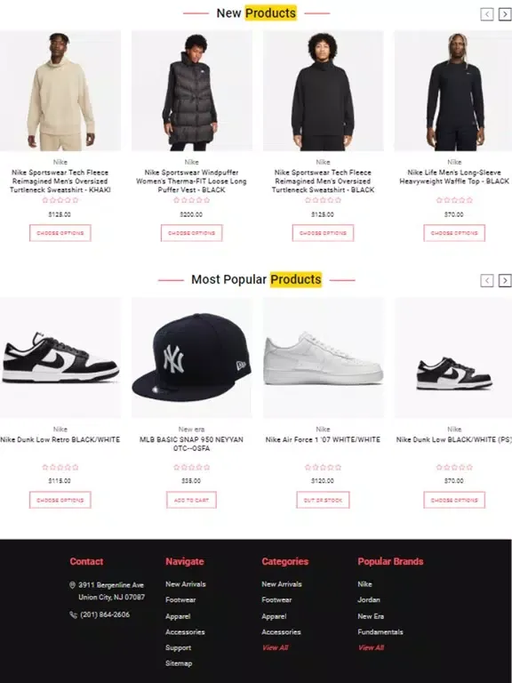 Sneaker Hub Online iPad  Screenshots