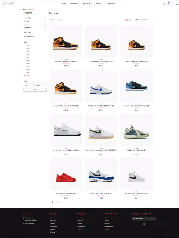 Sneaker Hub Online iPad  Screenshots