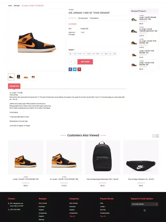 Sneaker Hub Online iPad  Screenshots