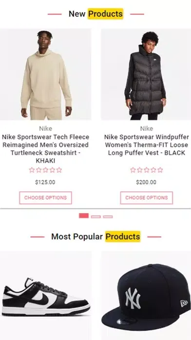 Sneaker Hub Online Screenshots