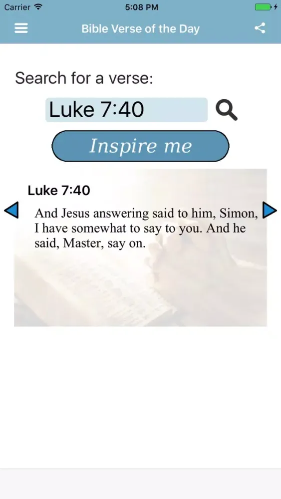 Bible Verse of the Day American King James Version Ekran Görüntüleri