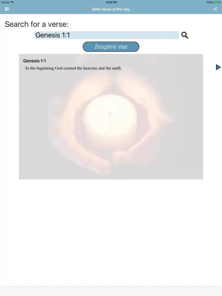 Bible Verse of the Day World English Bible iPad  Screenshots