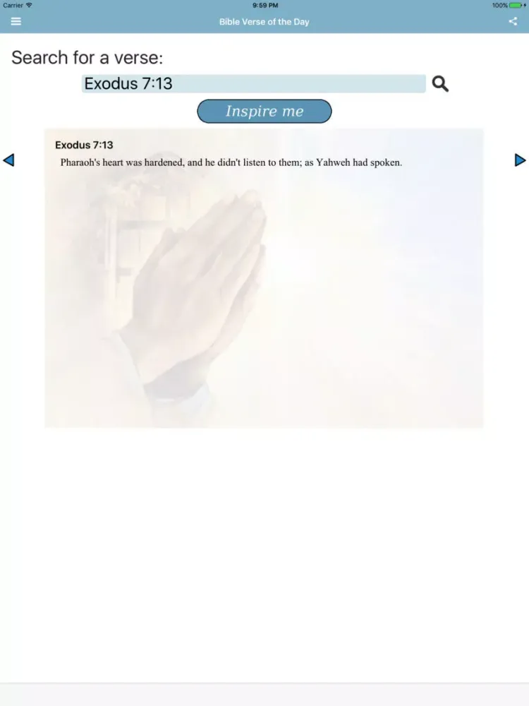 Bible Verse of the Day World English Bible iPad  Screenshots