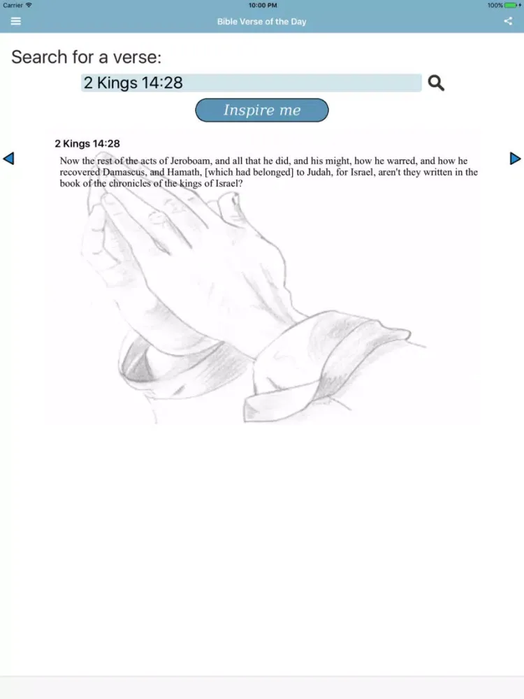 Bible Verse of the Day World English Bible iPad  Screenshots