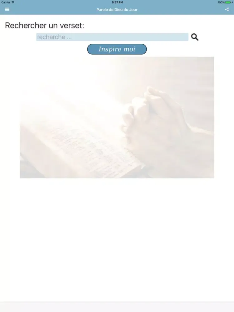 Parole de Dieu du Jour Bible du Semeur iPad  Screenshots
