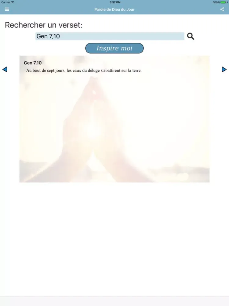 Parole de Dieu du Jour Bible du Semeur iPad  Screenshots