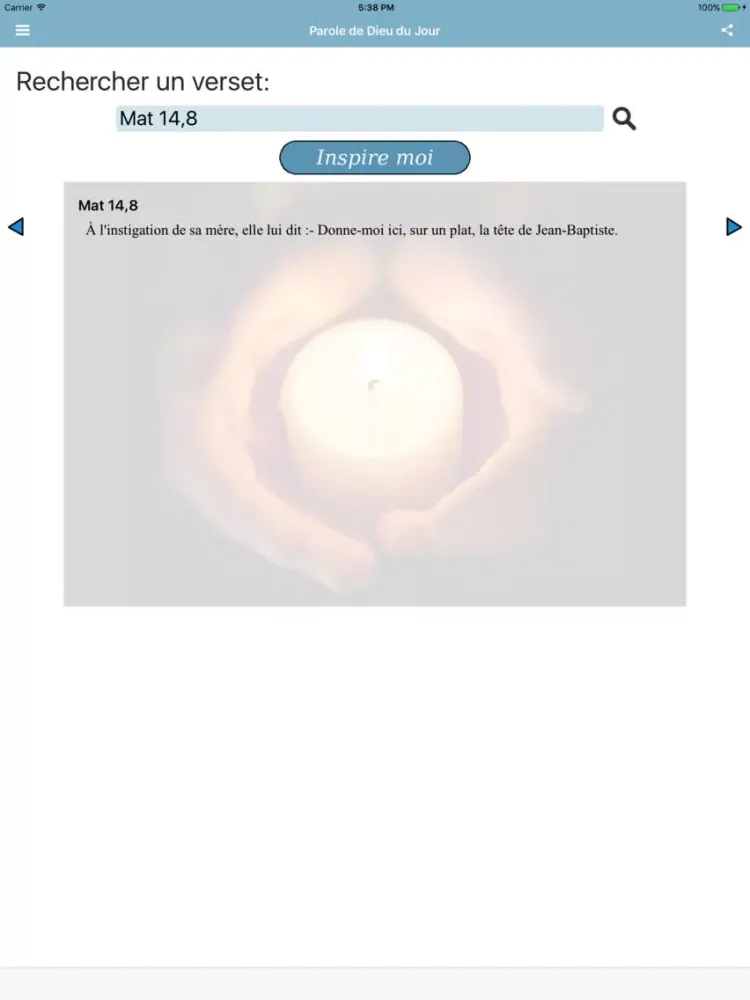 Parole de Dieu du Jour Bible du Semeur iPad  Screenshots