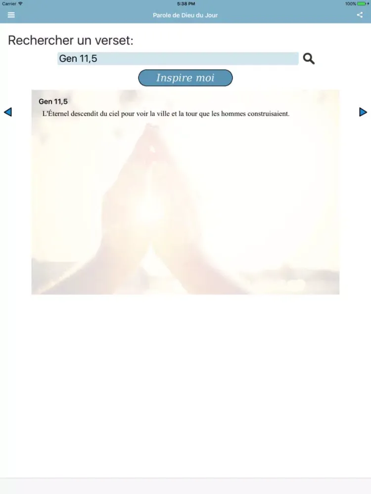 Parole de Dieu du Jour Bible du Semeur iPad  Screenshots