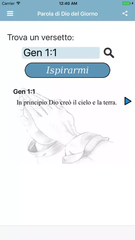 تصاویر Parola di Dio del Giorno Sacra Bibbia Italiana
