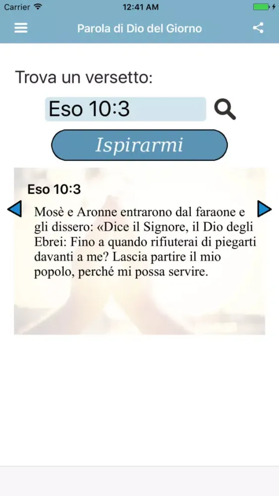 تصاویر Parola di Dio del Giorno Sacra Bibbia Italiana