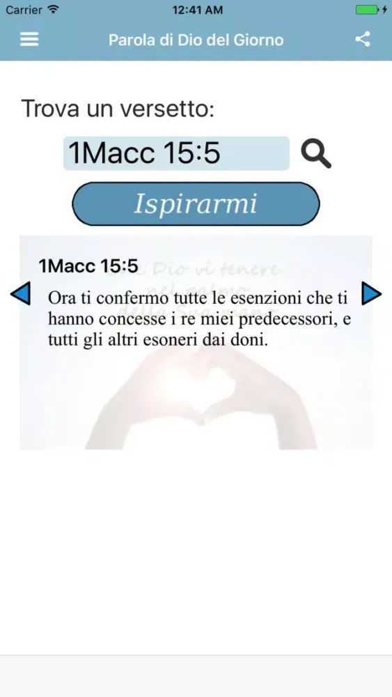 تصاویر Parola di Dio del Giorno Sacra Bibbia Italiana