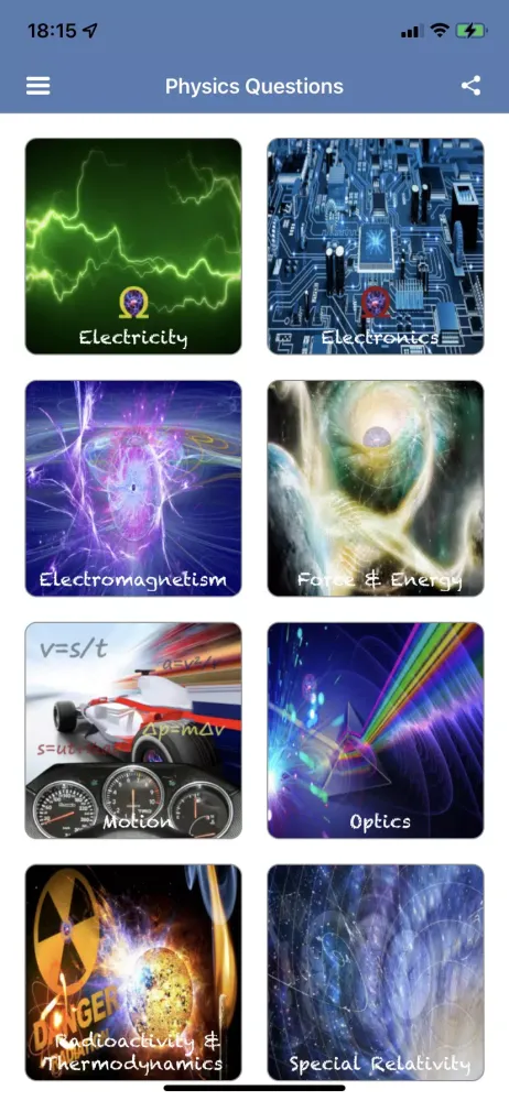 Physics Questions Screenshots