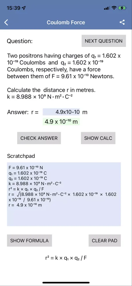 Physics Questions Screenshots