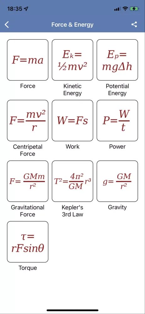 Physics Questions Screenshots
