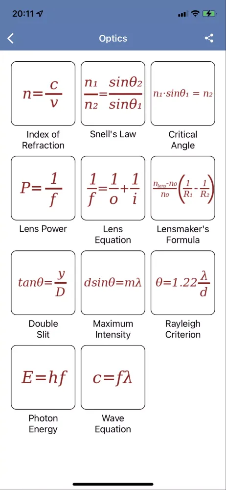 Physics Questions Screenshots