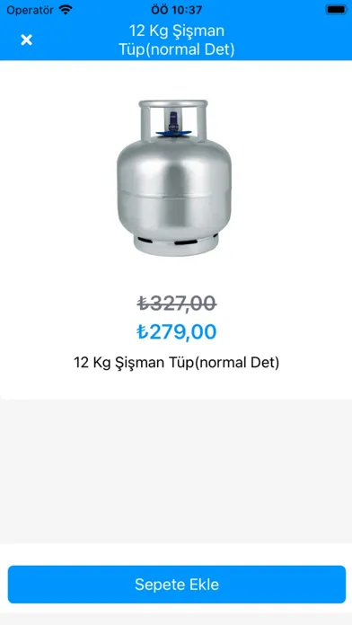 Captures d'écran de Tüp Su Sipariş