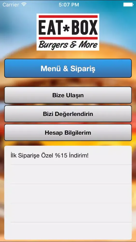 Eat Box Burgers & More Ekran Görüntüleri
