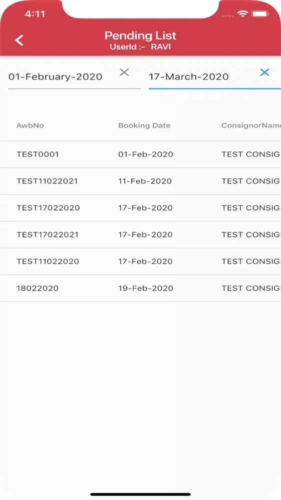 Express Parcel Screenshots
